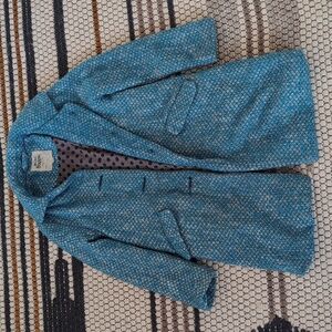 Mini Boden wool blend girl's peacoat